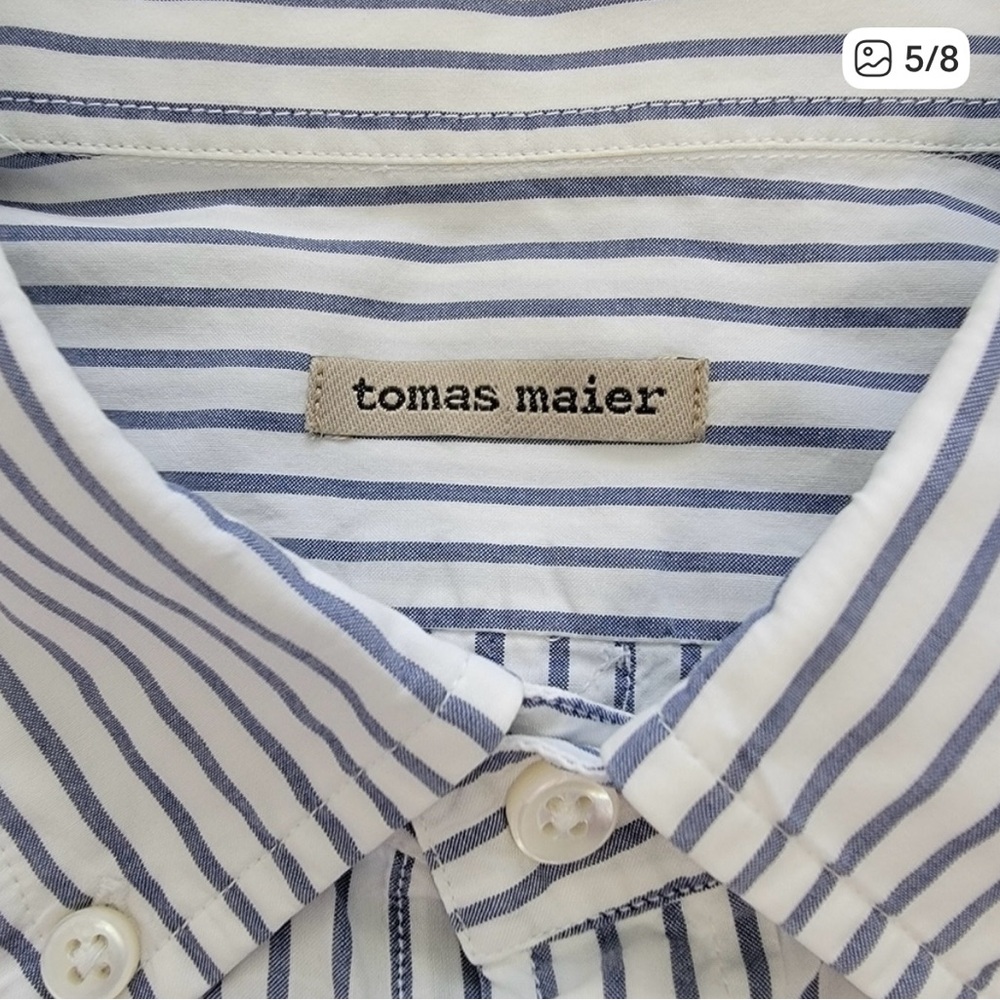 TOMAS MAIER BUTTON DOWN DRESS SHIRT